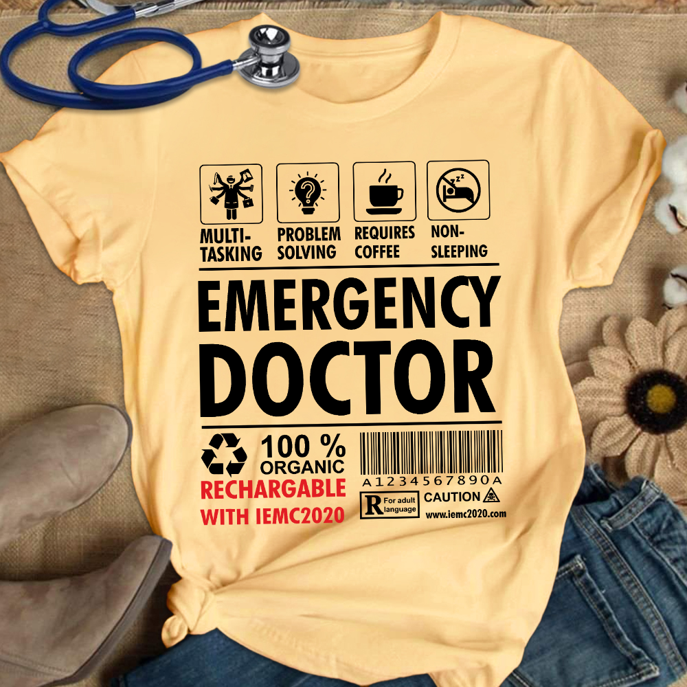 Emergency Doctor's Manual Cotton Nurse T-shirt