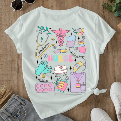 Can’t Talk Right Now Doing Double-Sided Cotton Printed T-Shirt