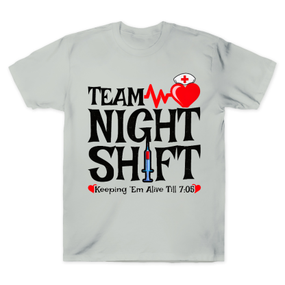 Team Night Shift Cotton Doctor T-shirt