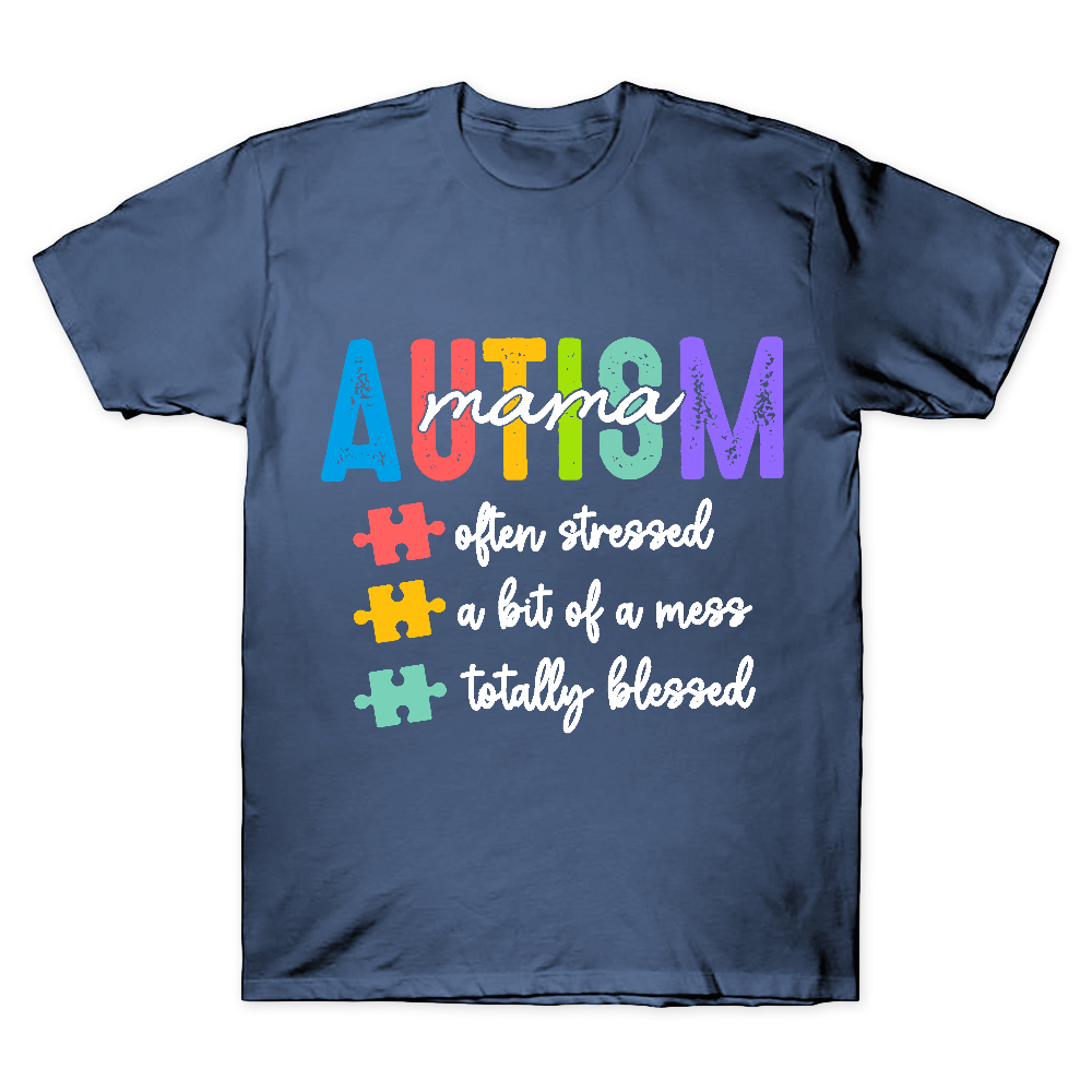 Autism Mom Gift Cotton Doctor T-shirt
