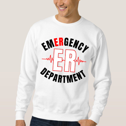 Emergency Department Cotton Pullover Sweatshirt