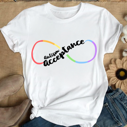 Autism Acceptance Special Education Cotton Nurse T-shirt