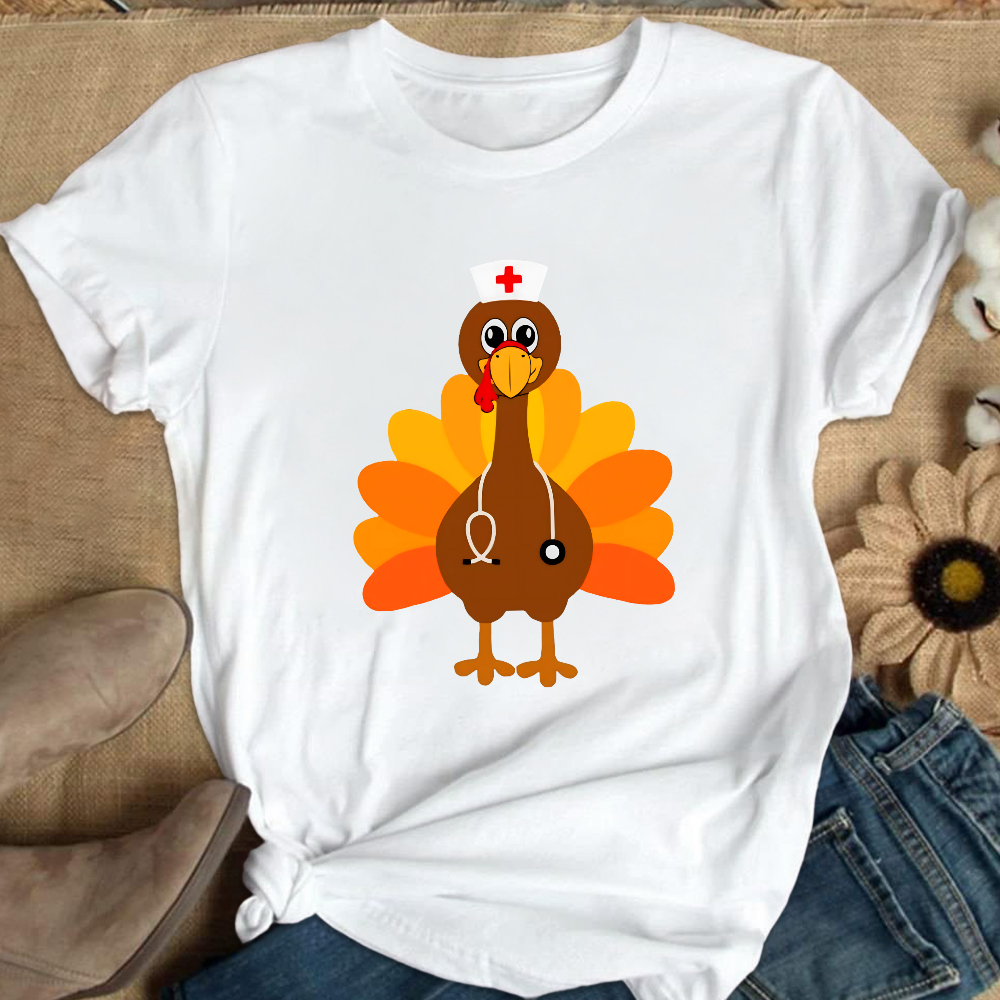 Nurse Turkey Cotton Nurse T-shirt