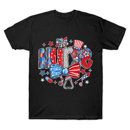 Retro Coquette USA Nurse Cotton Doctor T-shirt