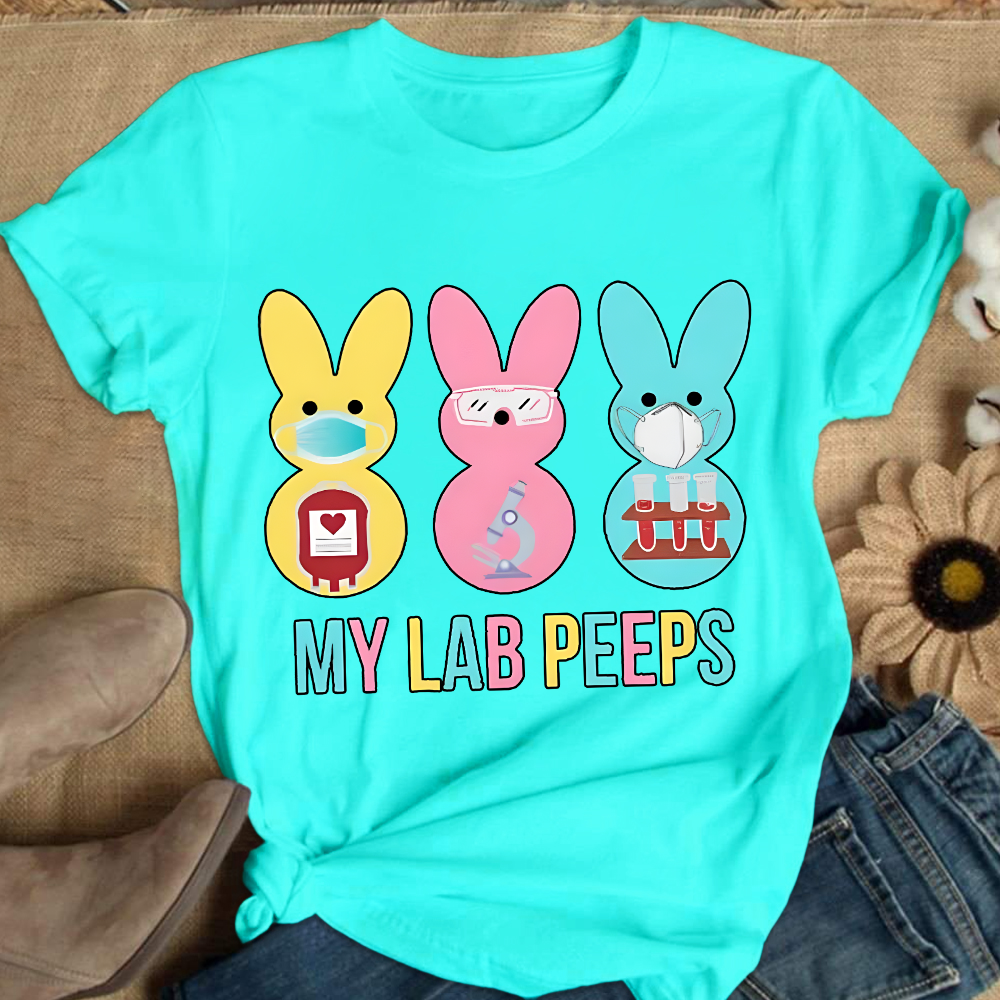 My Lab Peeps Cotton Nurse T-shirt