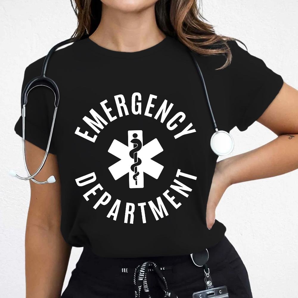 Emergency Department Cotton Nurse T-shirt