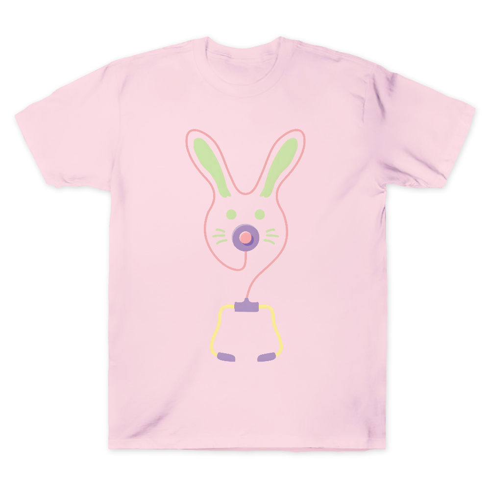 Easter Bunny Medical Tools For Nurse Or Doctor Cotton Doctor T-shirt