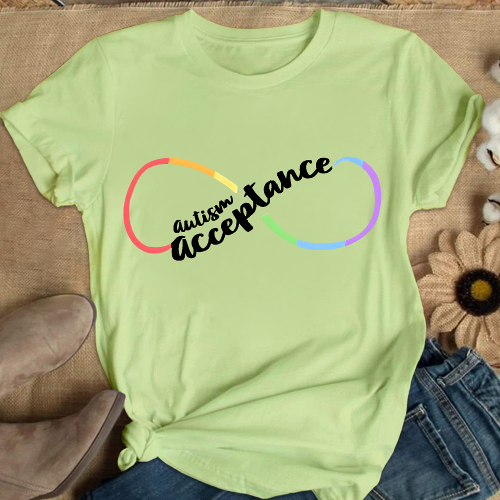 Autism Acceptance Special Education Cotton Nurse T-shirt
