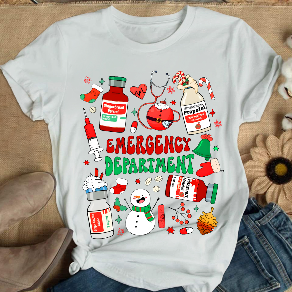 Emergency Department Cotton Nurse T-shirt