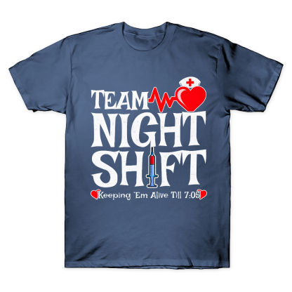 Team Night Shift Cotton Doctor T-shirt