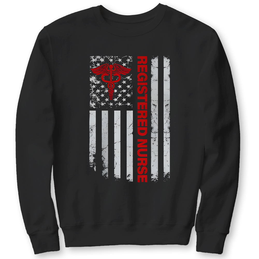 Registered Nurse Cotton Pullover Sweatshirt