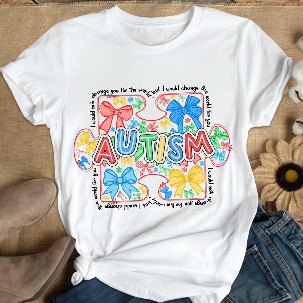 Advocating For Autism Acceptance Cotton Nurse T-shirt
