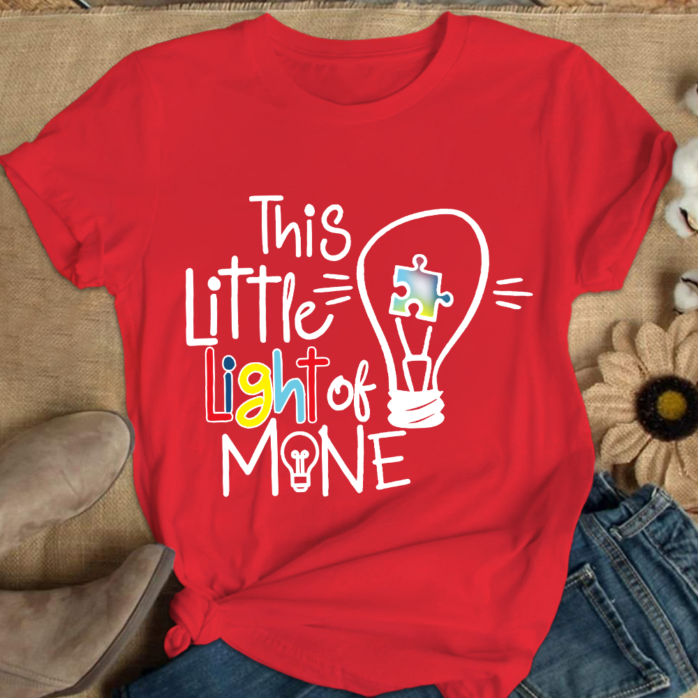 This Little Light Of Mine Autism Cotton Nurse T-shirt