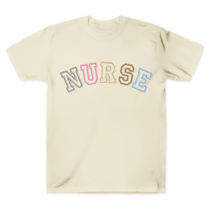 Embroidered Nurse Cotton Doctor T-shirt