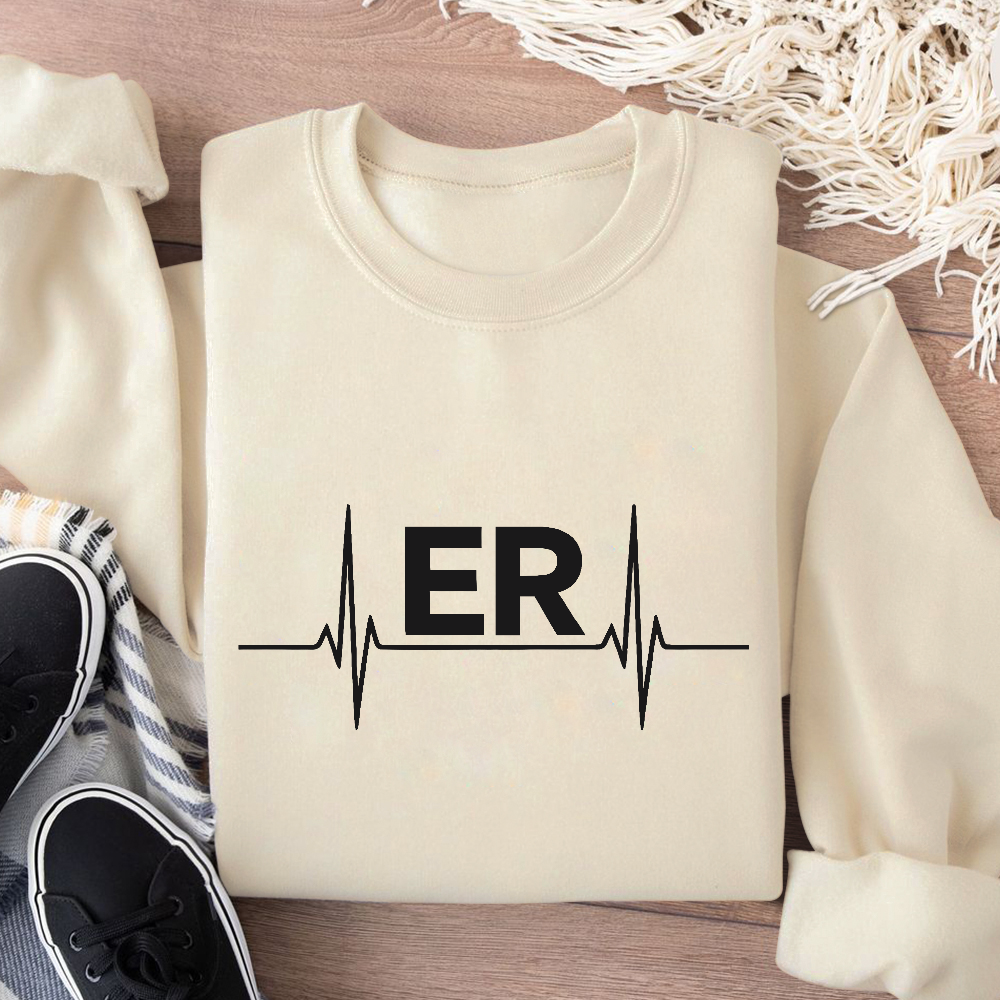 Er Cotton Pullover Sweatshirt