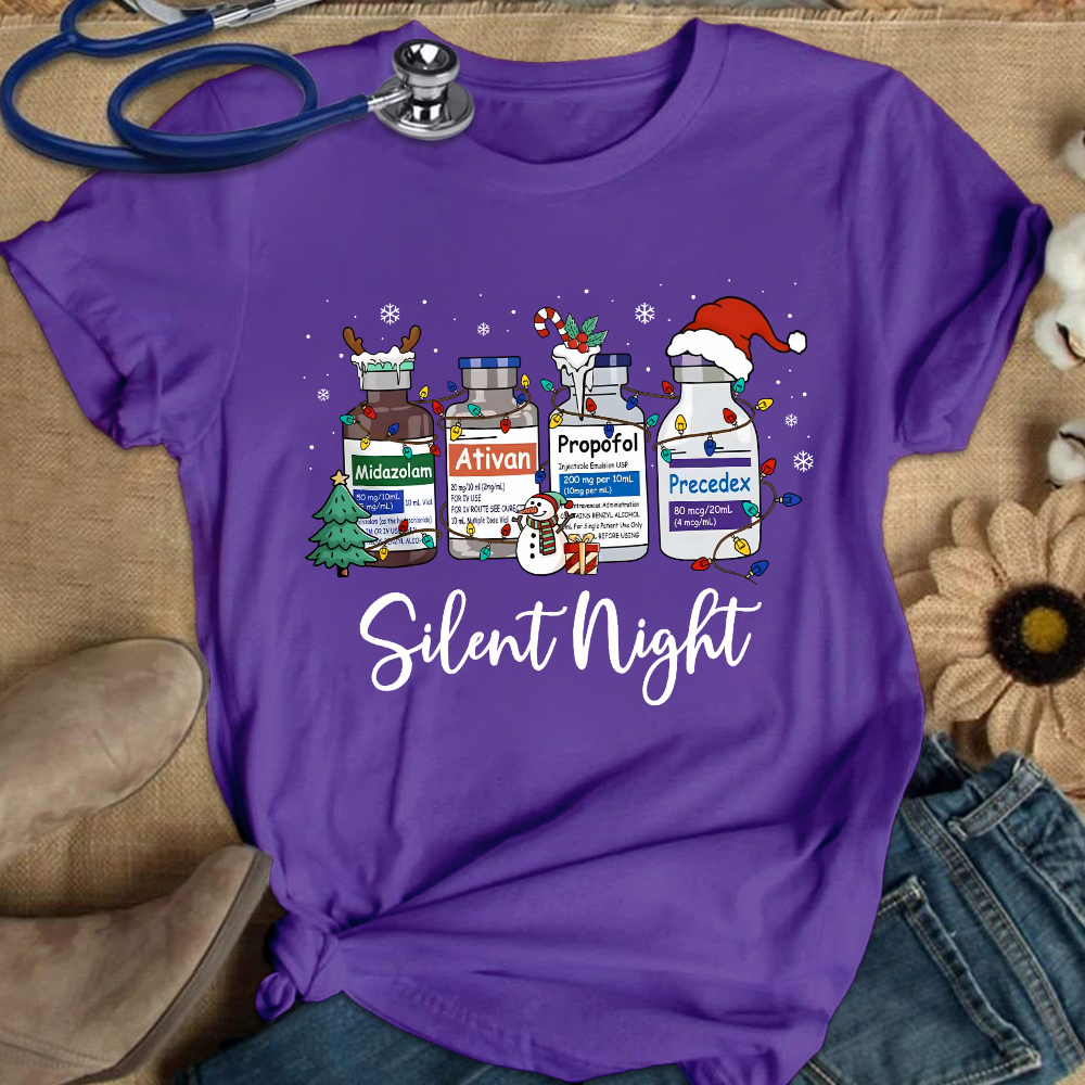 Silent Night Cotton Nurse T-shirt