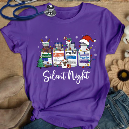 Silent Night Cotton Nurse T-shirt