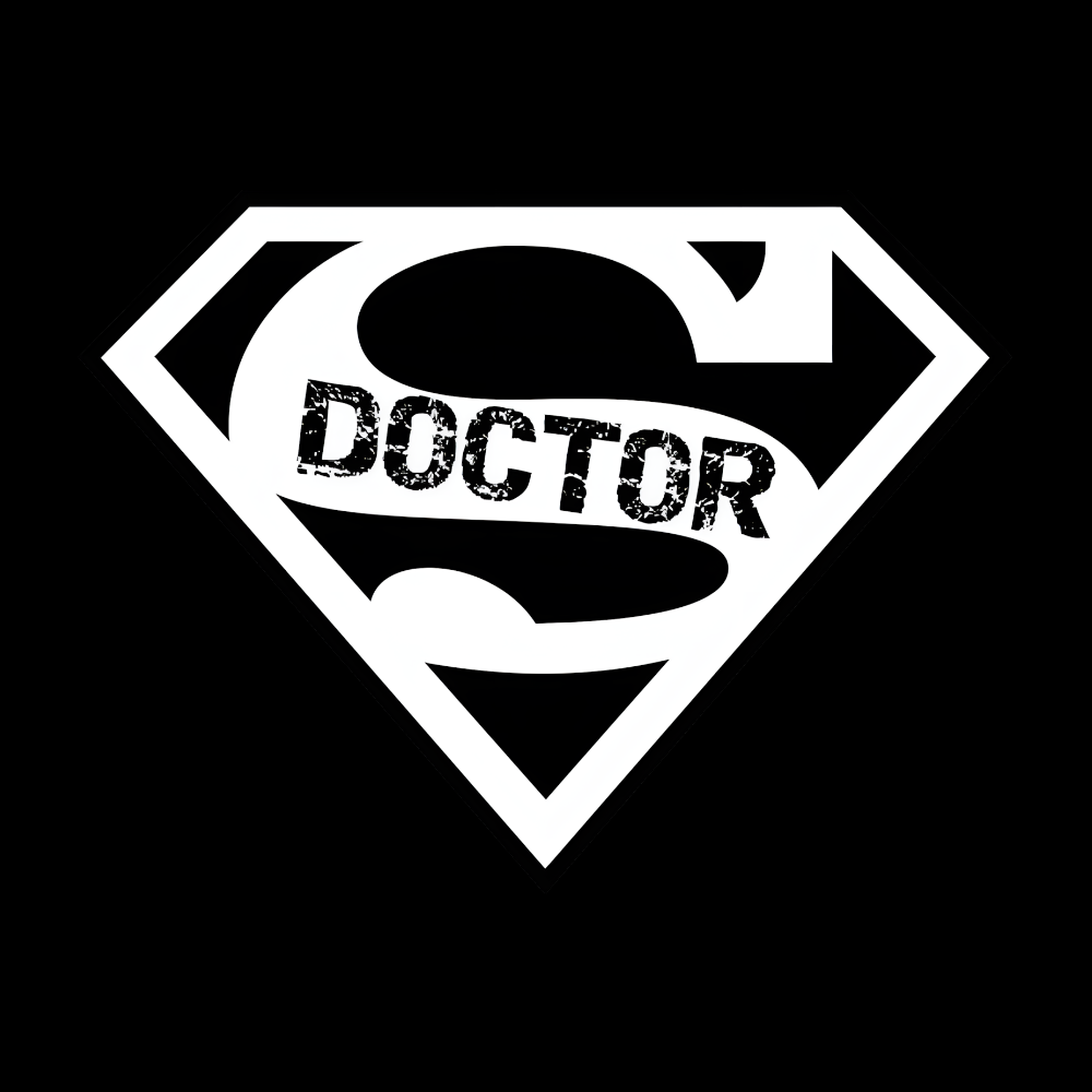 Super Doctor Cotton Pullover Sweatshirt
