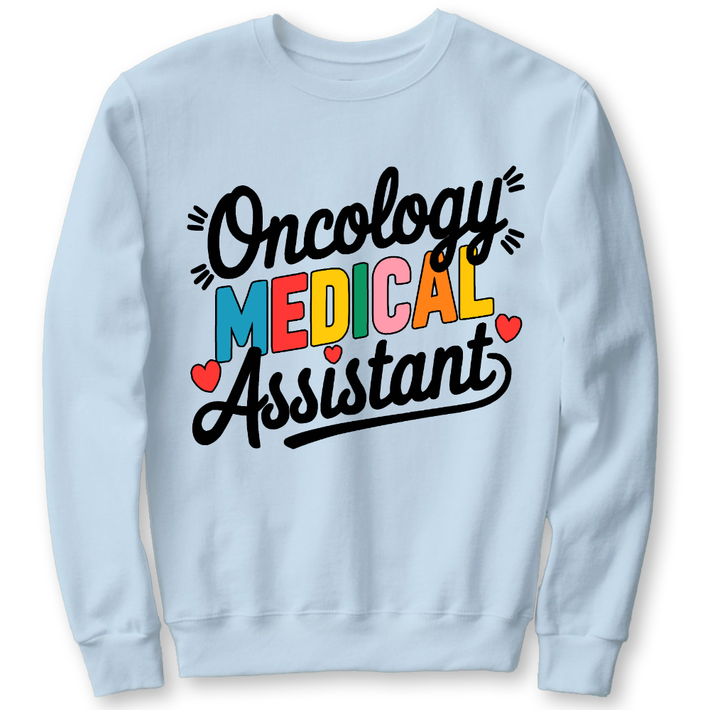 Oncology Medical Assistant Cotton Pullover Sweatshirt