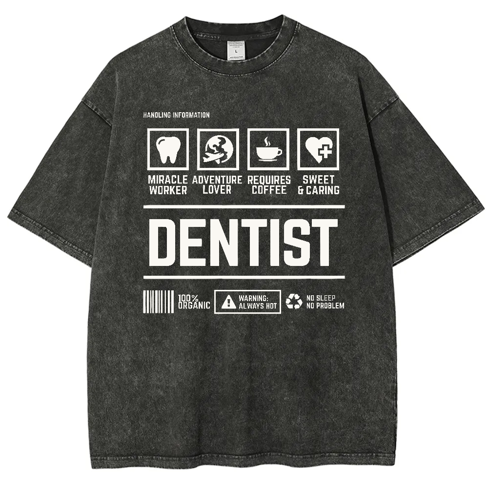 Dentist's Notes Vintage Washed T-shirt