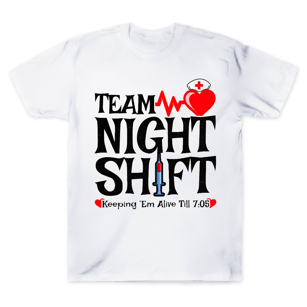 Team Night Shift Cotton Doctor T-shirt