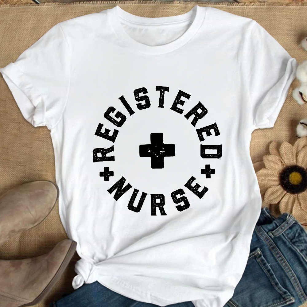 Registered Nurse Cotton Nurse T-shirt