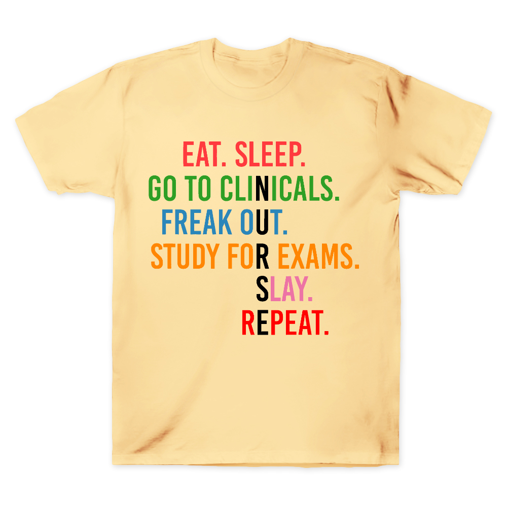 Nursing School Student Future Nurse Rn Cotton Doctor T-shirt