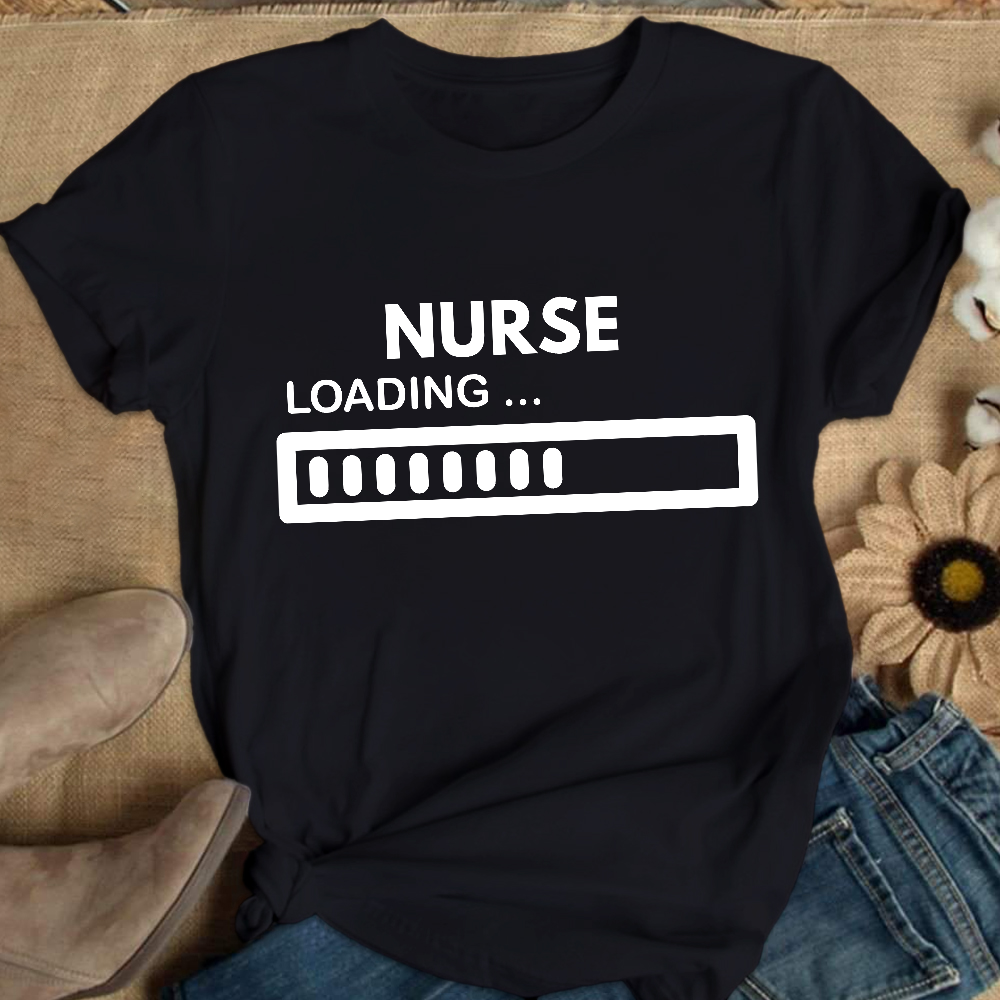 Nurse Loading Cotton Nurse T-shirt