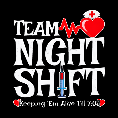 Team Night Shift Cotton Pullover Sweatshirt