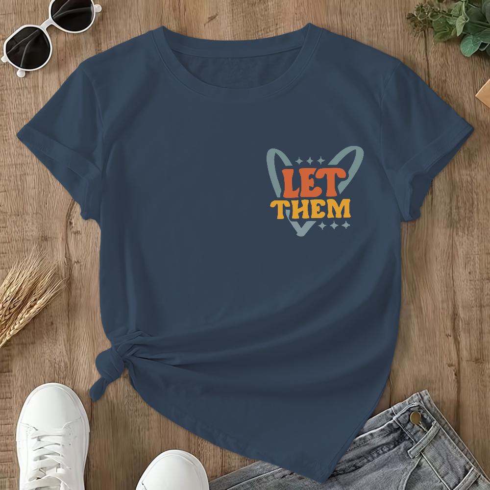 Suicide Prevention Awareness Let Them Mental Health Double-Sided Cotton Printed T-Shirt