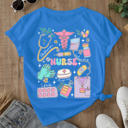 Can’t Talk Right Now Doing Double-Sided Cotton Printed T-Shirt