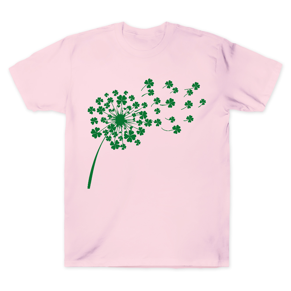 Green Shamrock Irish Clover St Patricks Day Cotton Doctor T-shirt