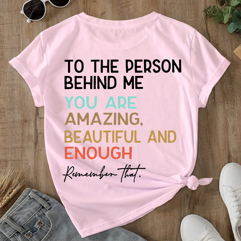 You Matter Prevention of Suicide Awareness Double-Sided Cotton Printed T-Shirt