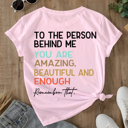 You Matter Prevention of Suicide Awareness Double-Sided Cotton Printed T-Shirt