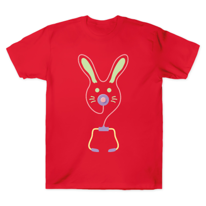 Easter Bunny Medical Tools For Nurse Or Doctor Cotton Doctor T-shirt