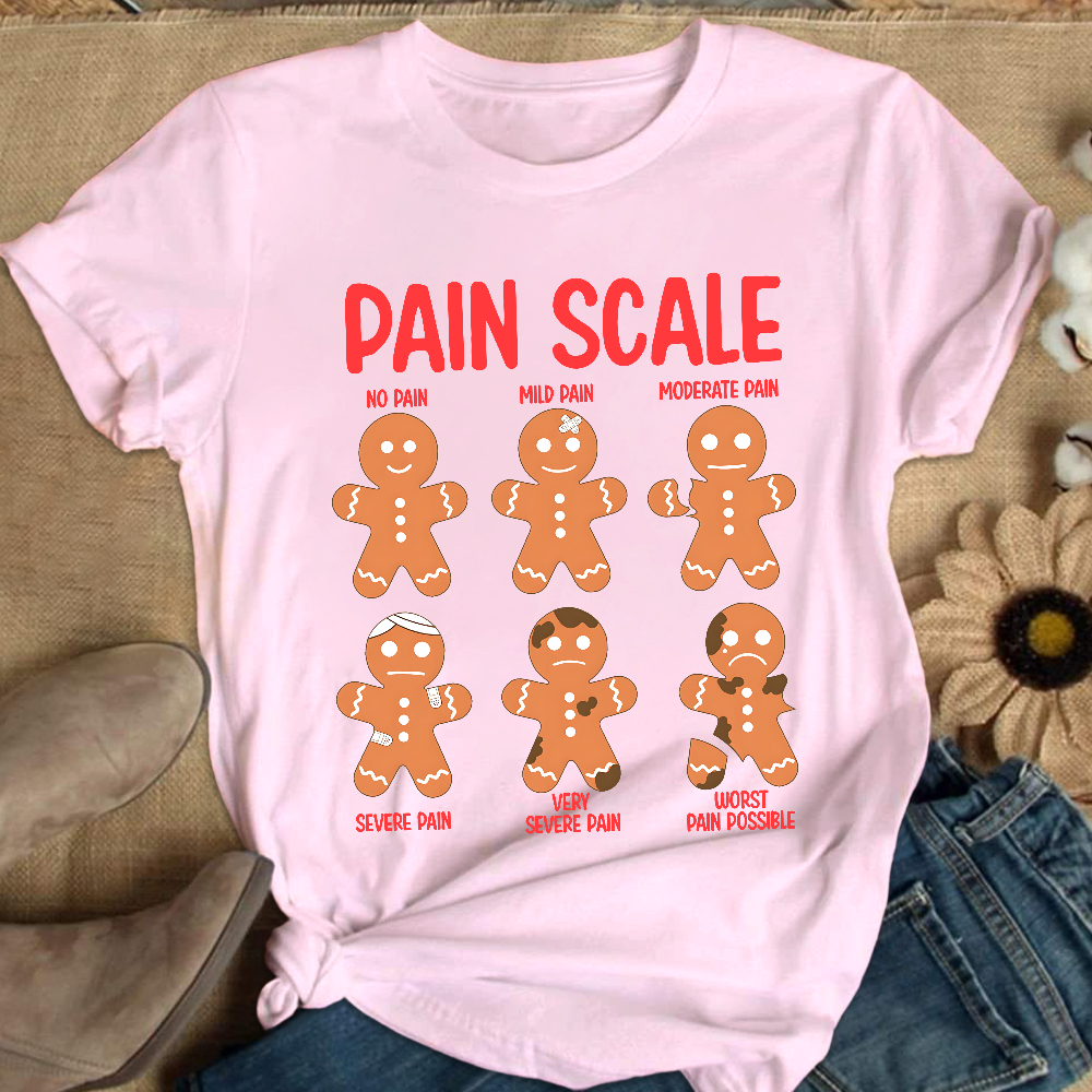 Pain Scale Cotton Nurse T-shirt