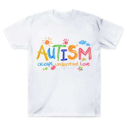 Autism Accept Understand Love Cotton Doctor T-shirt