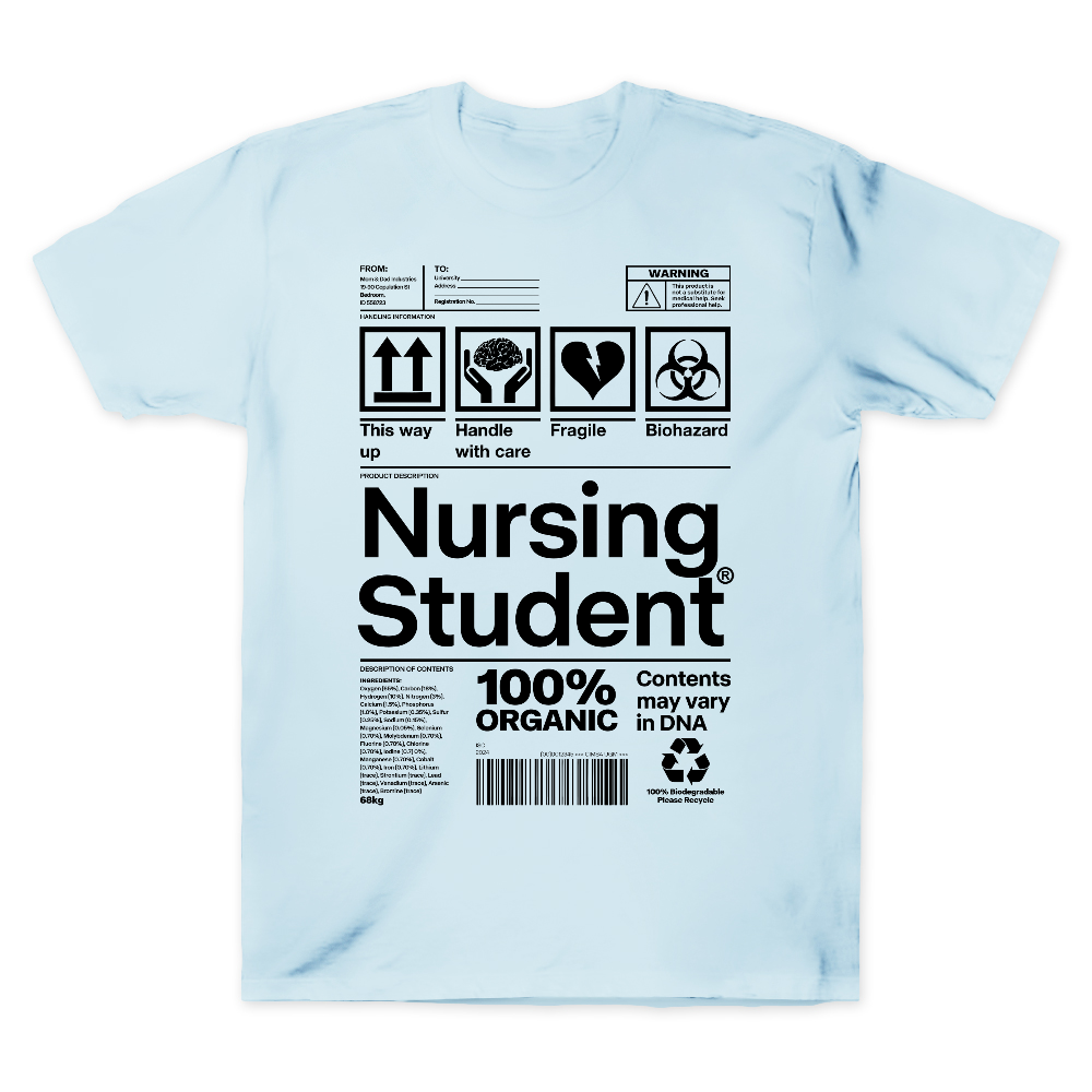 School Of Nursing Student Gift Cotton Doctor T-shirt