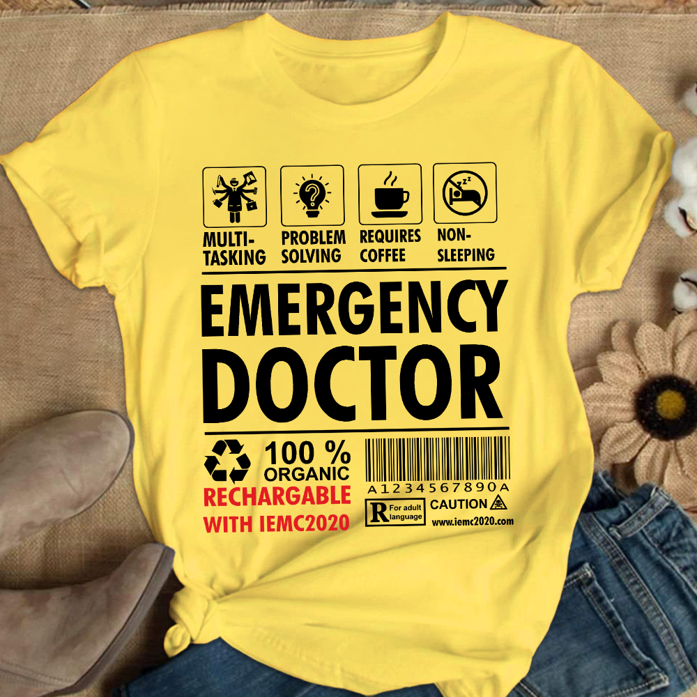 Emergency Doctor's Manual Cotton Nurse T-shirt