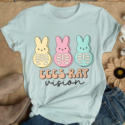 Eggs Ray Vision Radiology Cotton Nurse T-shirt