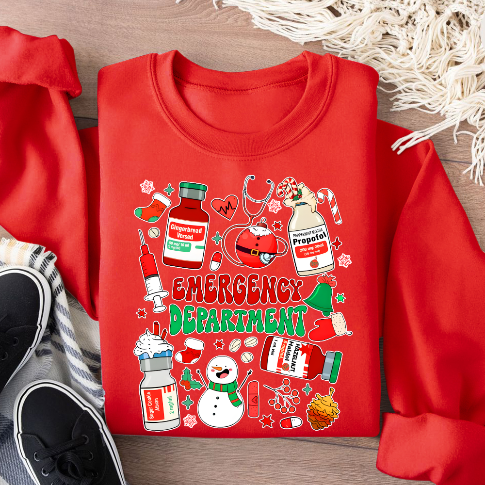 Emergency Department Cotton Pullover Sweatshirt