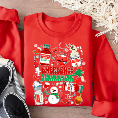 Emergency Department Cotton Pullover Sweatshirt