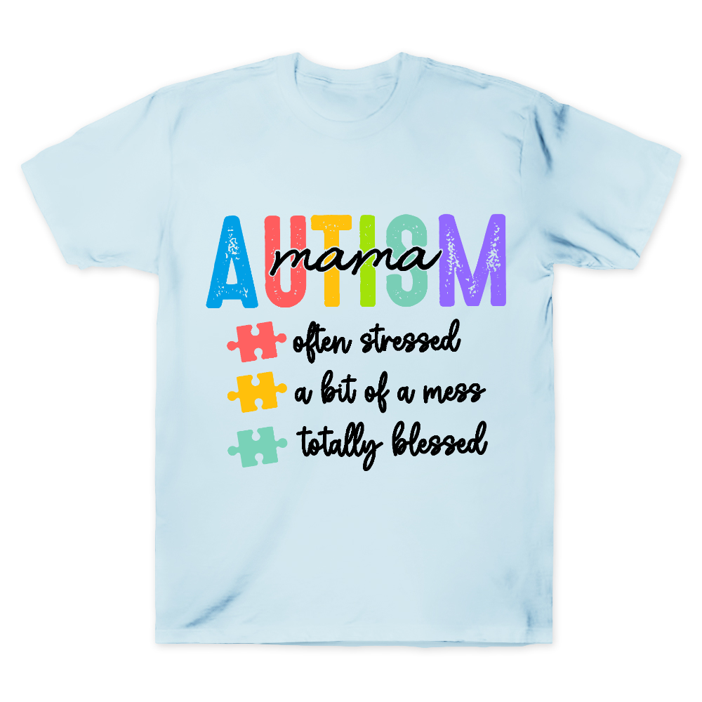 Autism Mom Gift Cotton Doctor T-shirt
