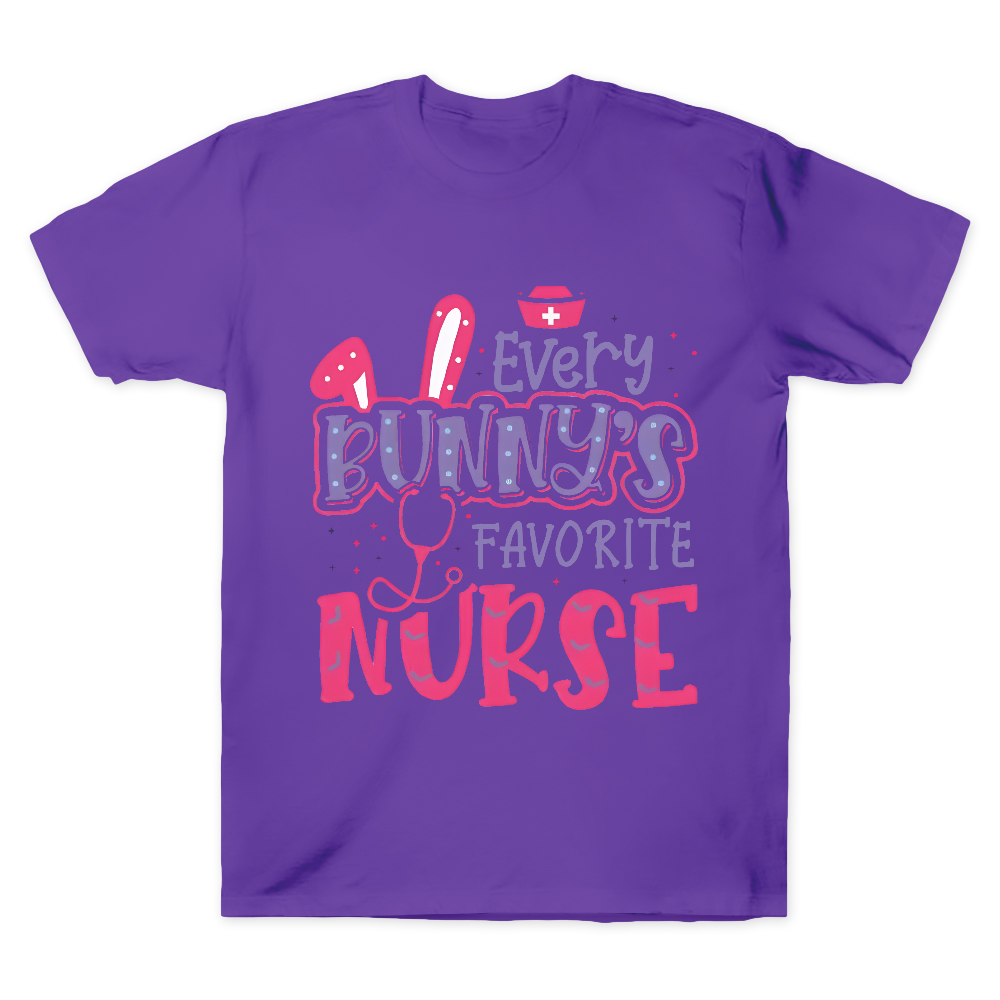 Every Bunny's Favorite Nurse Cotton Doctor T-shirt