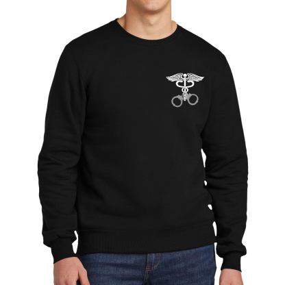 Nurse Symbol Cotton Pullover Sweatshirt