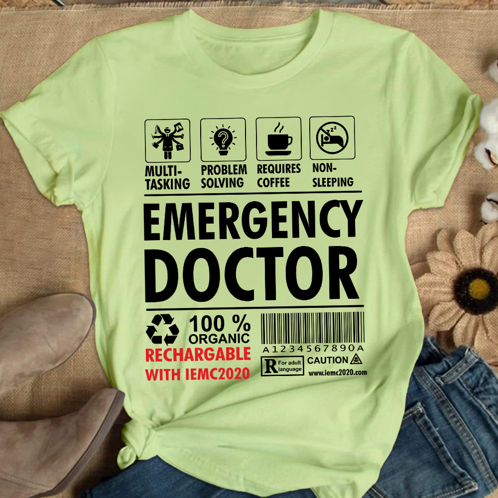 Emergency Doctor's Manual Cotton Nurse T-shirt