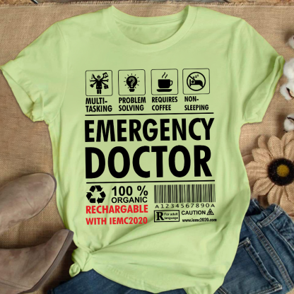 Emergency Doctor's Manual Cotton Nurse T-shirt