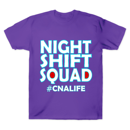 Night Shift Squad Cnalife Cotton Doctor T-shirt