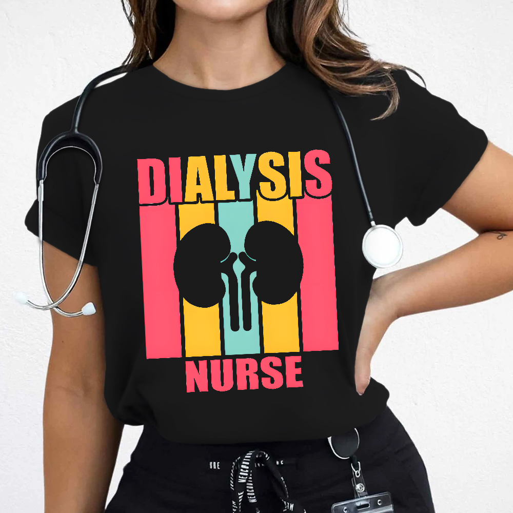 Dialysis Nurse Cotton Nurse T-shirt