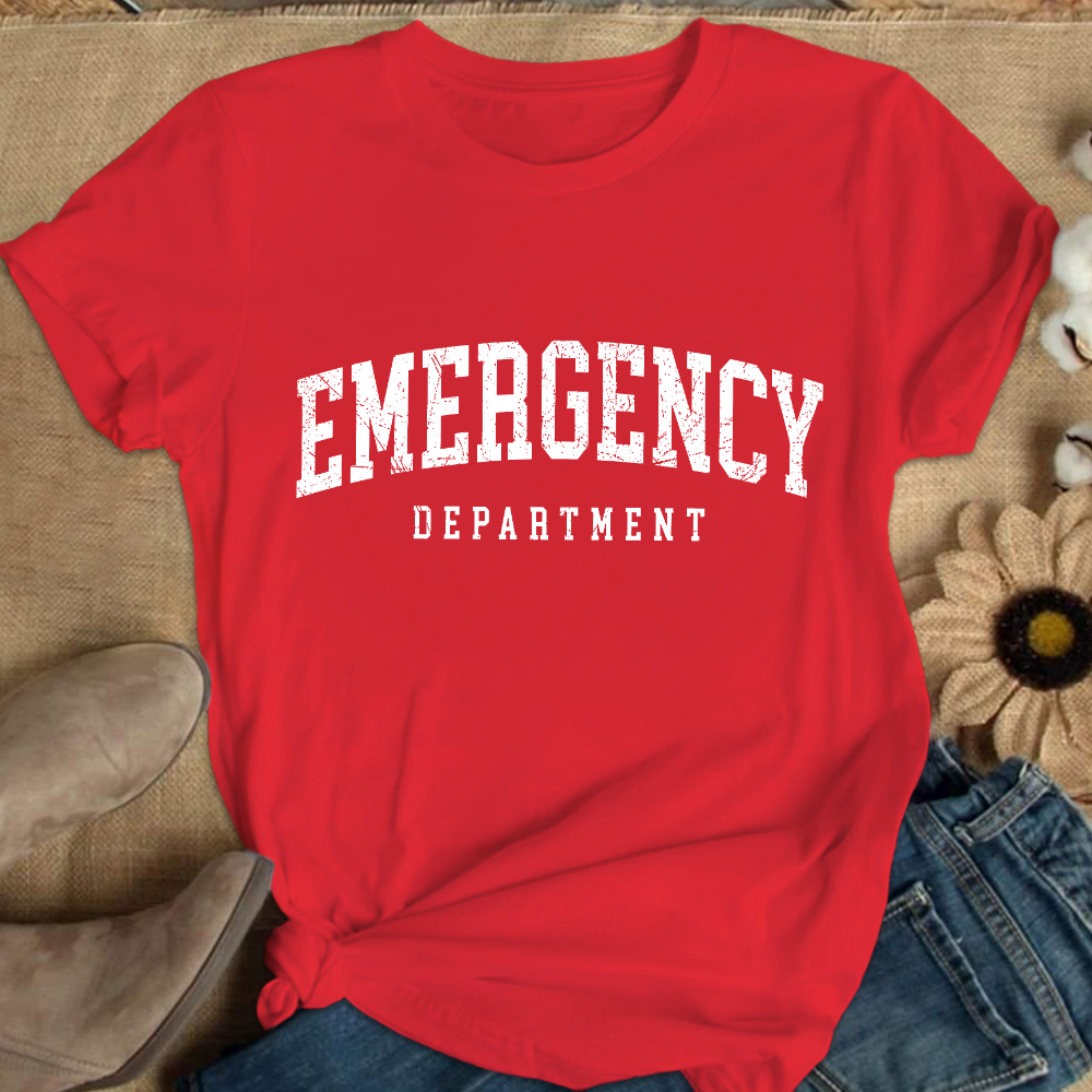 Emergency Department Cotton Nurse T-shirt